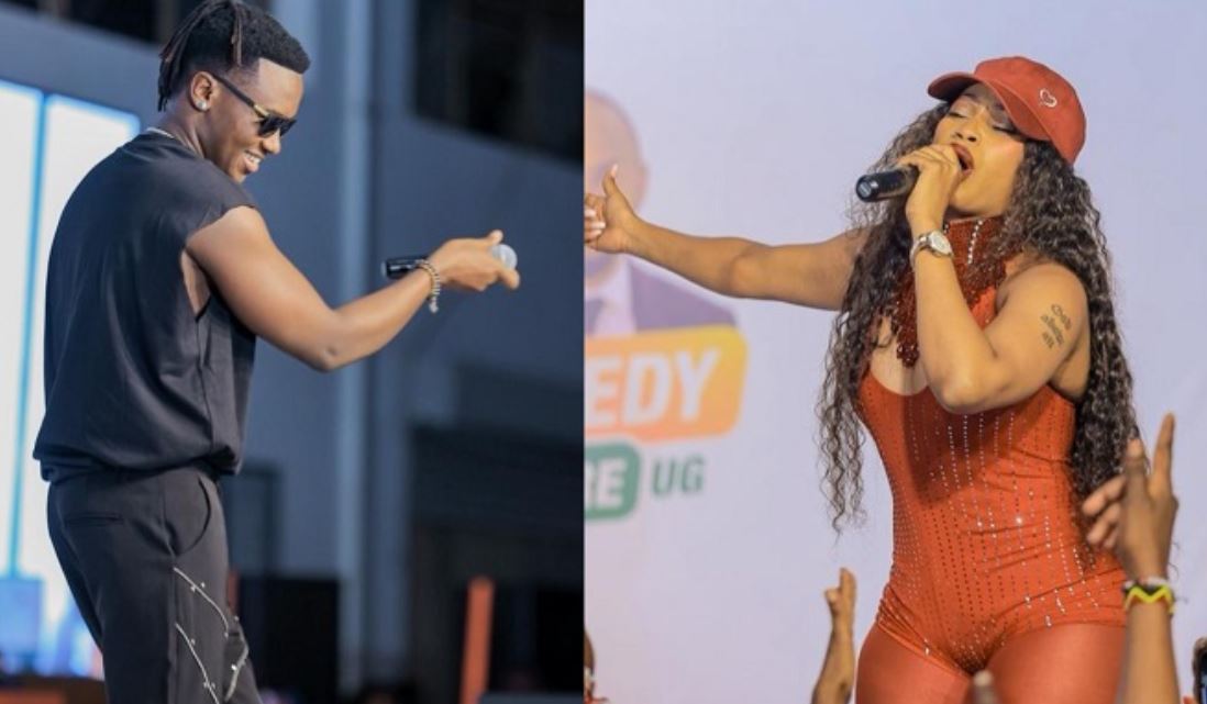 Ross Kana yataramanye n’abarimo Sheebah Karungi i Kampala- AMAFOTO